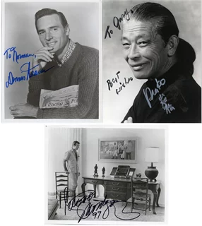 Deceased Actor Signed Photo Lot autograph