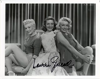Lauren Bacall autograph