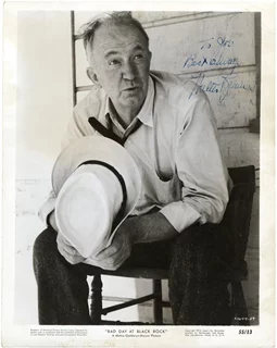 Walter Brennan autograph
