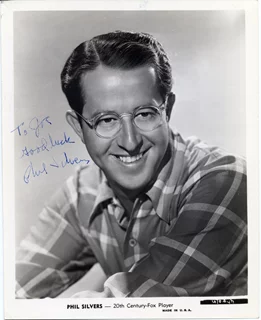 Phil Silvers autograph
