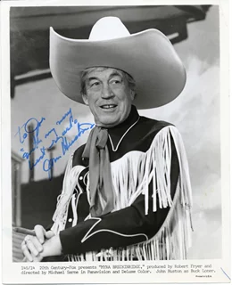 John Huston autograph