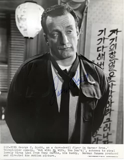 George C. Scott autograph