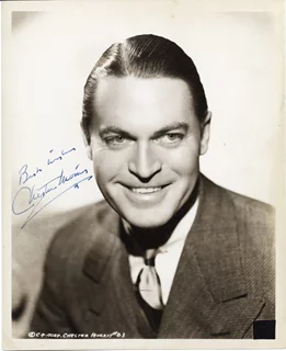 Chester Morris autograph
