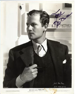 Joel McCrea autograph