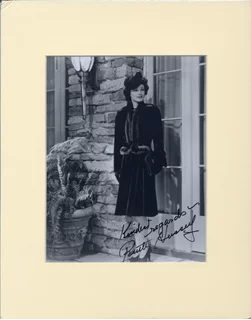 Ruth Hussey autograph