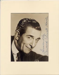 Edward Everett Horton autograph