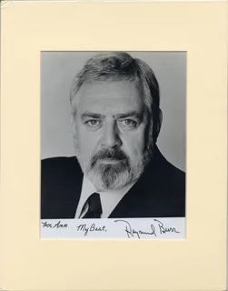 Raymond Burr autograph