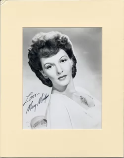 Mary Martin autograph