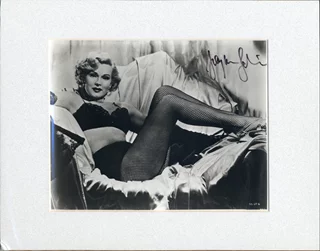 Zsa Zsa Gabor autograph