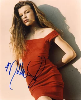 Milla Jovovich autograph