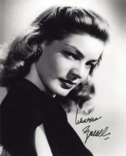 Lauren Bacall autograph
