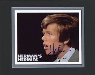 Herman's Hermits autograph