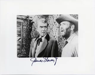 James Stewart autograph