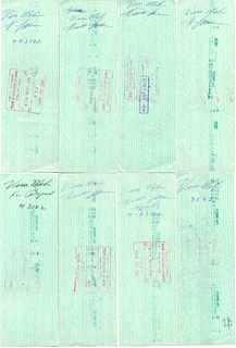 Vera Miles autograph