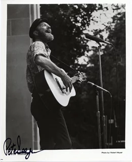 Pete Seeger autograph