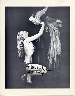 Lili St. Cyr autograph