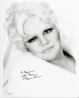 Peggy Lee autograph