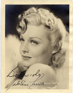 Madeleine Carroll autograph