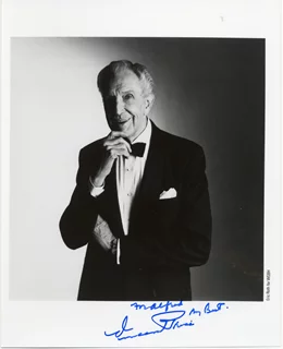 Vincent Price autograph