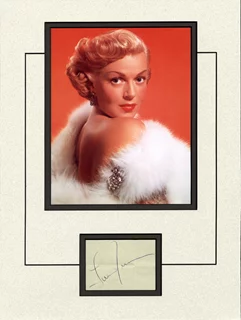 Lana Turner autograph