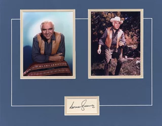 Lorne Greene autograph