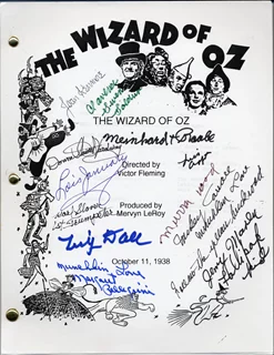The Wizard of Oz autograph