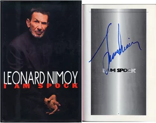 Leonard Nimoy autograph