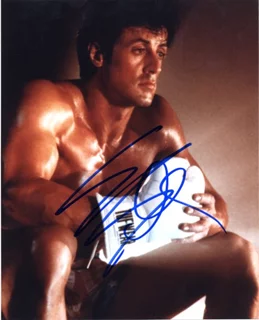 Sylvester Stallone autograph