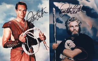 Charlton Heston autograph