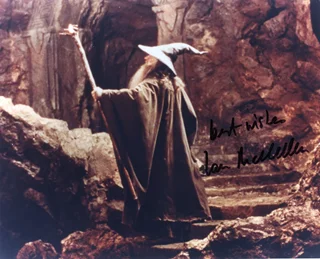 Ian McKellen autograph