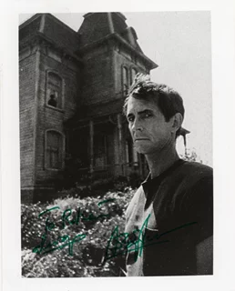 Anthony Perkins autograph