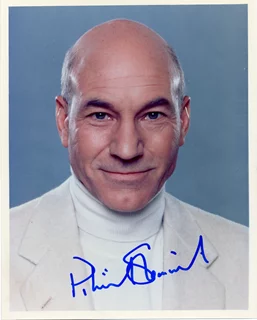 Patrick Stewart autograph