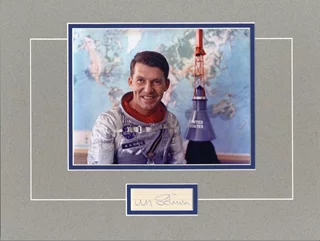 Wally Schirra autograph