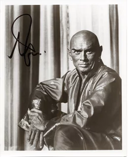 Yul Brynner autograph