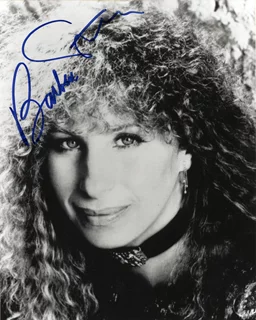 Barbra Streisand autograph