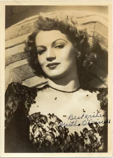 Martha O'Driscoll autograph
