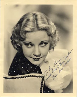 Una Merkel autograph
