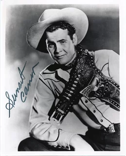 Sunset Carson autograph