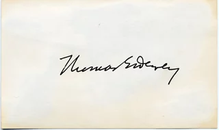 Thomas E. Dewey autograph