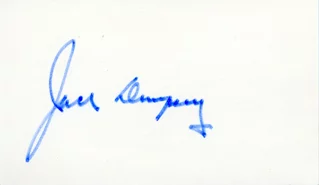 Jack Dempsey autograph