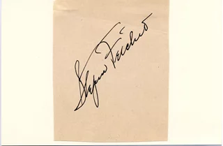 Stepin Fetchit autograph
