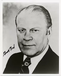Gerald Ford autograph