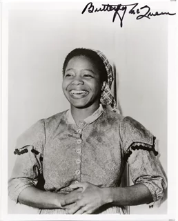 Butterfly McQueen autograph