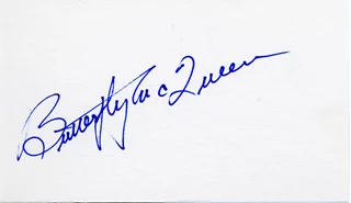 Butterfly McQueen autograph