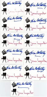 Kevin McCarthy & Dana Wynter autograph