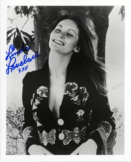 Linda Lovelace autograph