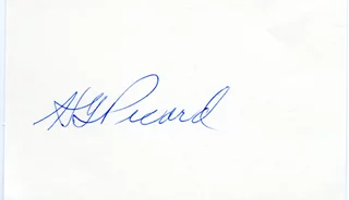 Henry G. Picard autograph