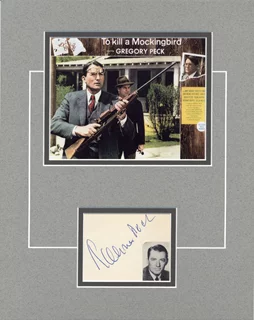 Gregory Peck autograph