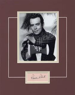 Pernell Roberts autograph