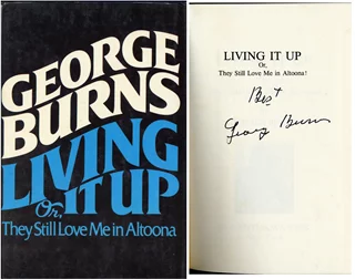 George Burns autograph